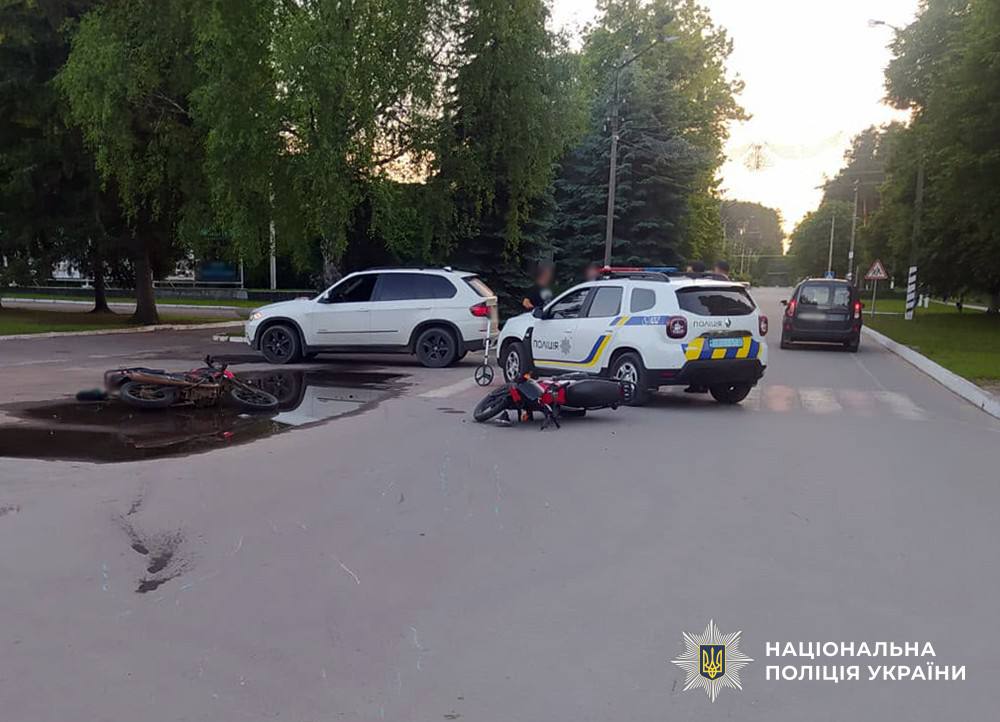 ДТП на Житомирщині: поліцейські розслідують випадки з неповнолітніми мотоциклістами — Новини Житомира